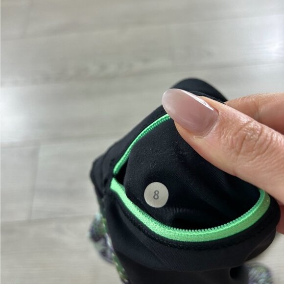 Lululemon Run Top Speed Crop Legging Full On Luxtreme Floral Sport White Multi - Picture 6 of 12